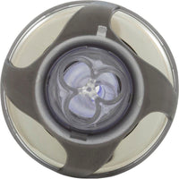 Jet Intl, WW Mini Storm Glo, Swirl, 3-3/16"fd, Mass, SS/LtGry