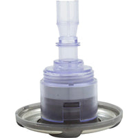Jet Intl, WW Mini Storm Glo, Swirl, 3-3/16"fd, Mass, SS/LtGry