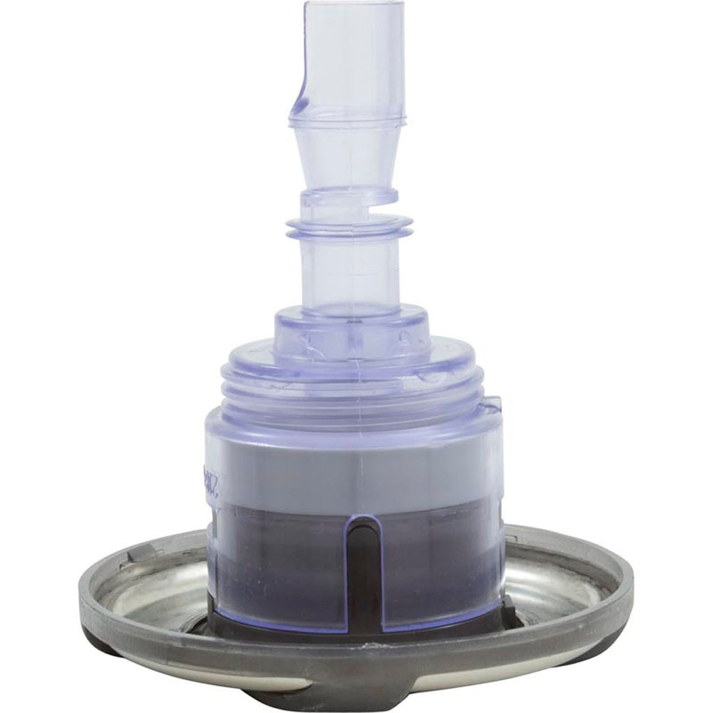 Jet Intl, WW Mini Storm Glo, Swirl, 3-3/16"fd, Mass, SS/LtGry