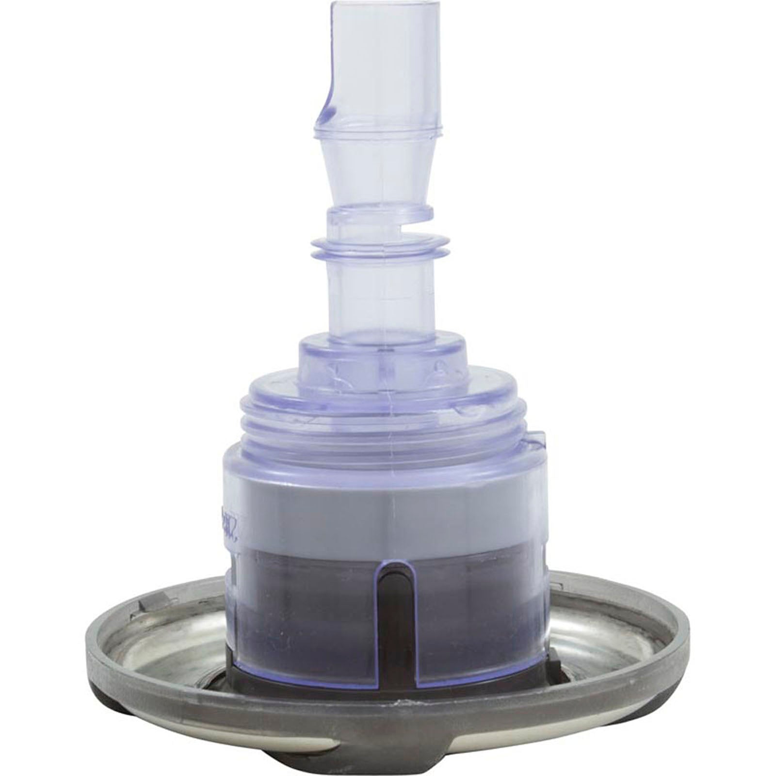 Jet Intl, WW Mini Storm Glo, Swirl, 3-3/16"fd, Mass, SS/LtGry