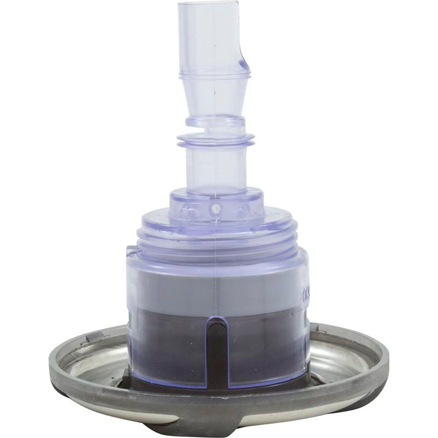 Jet Intl, WW Mini Storm Glo, Swirl, 3-3/16"fd, Mass, SS/LtGry