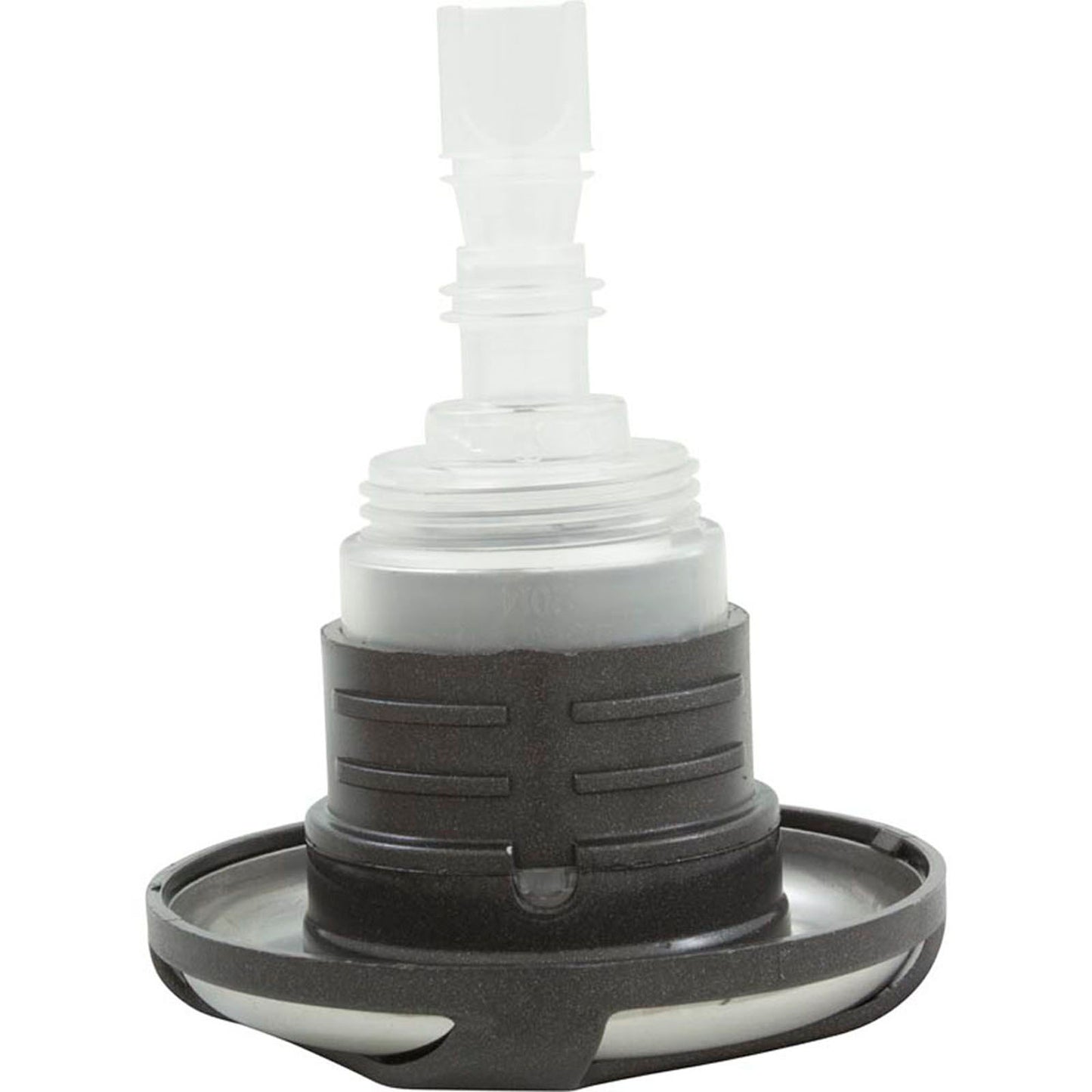 Jet Intl, WW Poly Storm Glo, Swrl, 3-5/8"fd, Mass, DkGry/Clr, Thd