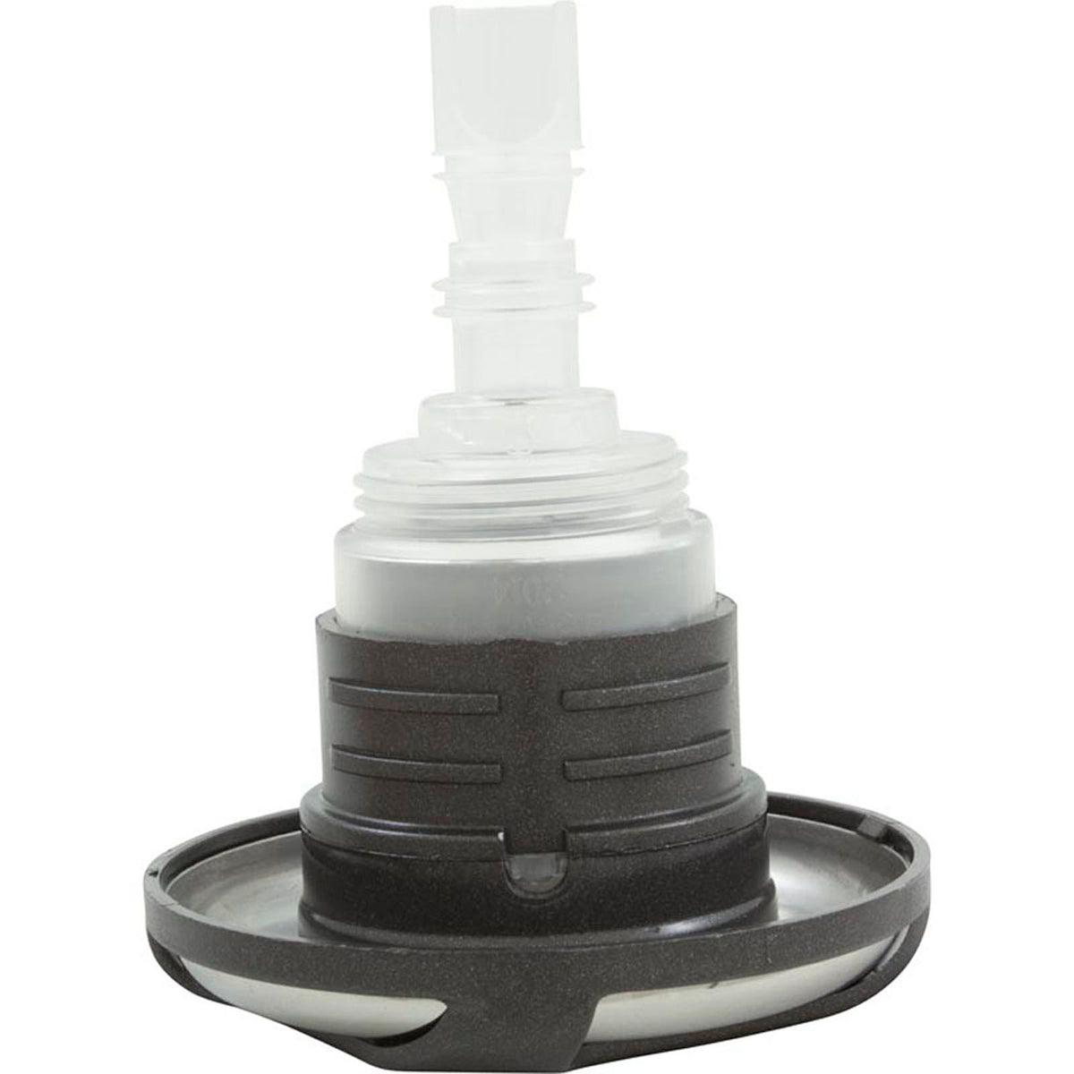 Jet Intl, WW Poly Storm Glo, Swrl, 3-5/8"fd, Mass, DkGry/Clr, Thd