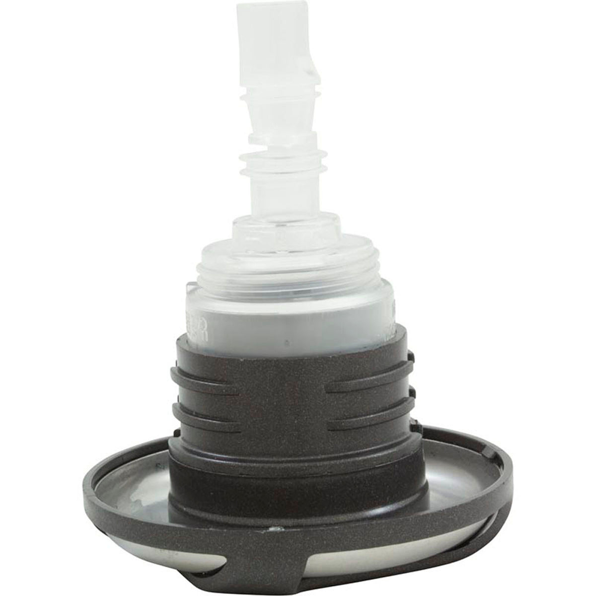 Jet Intl, WW Poly Storm Glo, Swrl, 3-5/8"fd, Mass, DkGry/Clr, Thd