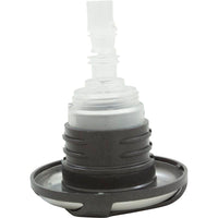 Jet Intl, WW Poly Storm Glo, Swrl, 3-5/8"fd, Mass, DkGry/Clr, Thd