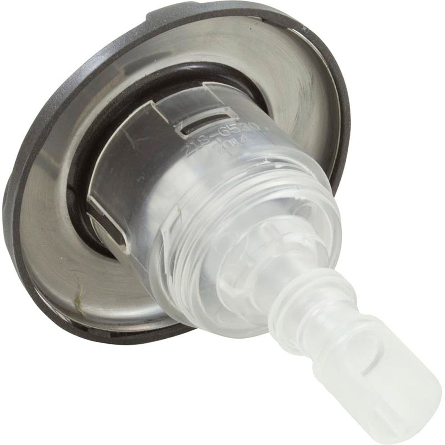 Jet Intl, WW Mini Storm Glo, Swirl, 3-3/16"fd, Rfld, SS/DkGry, Thd