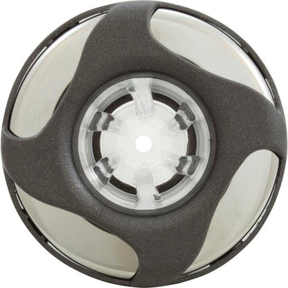 Jet Intl, WW Mini Storm Glo, Swirl, 3-3/16"fd, Rfld, SS/DkGry, Thd