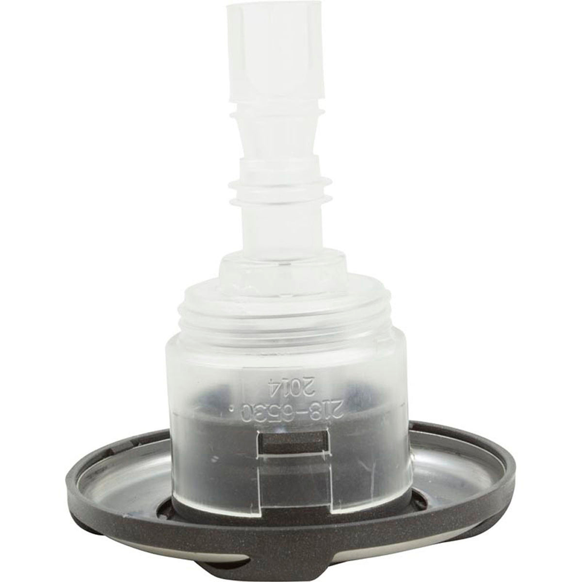 Jet Intl, WW Mini Storm Glo, Swirl, 3-3/16"fd, Rfld, SS/DkGry, Thd