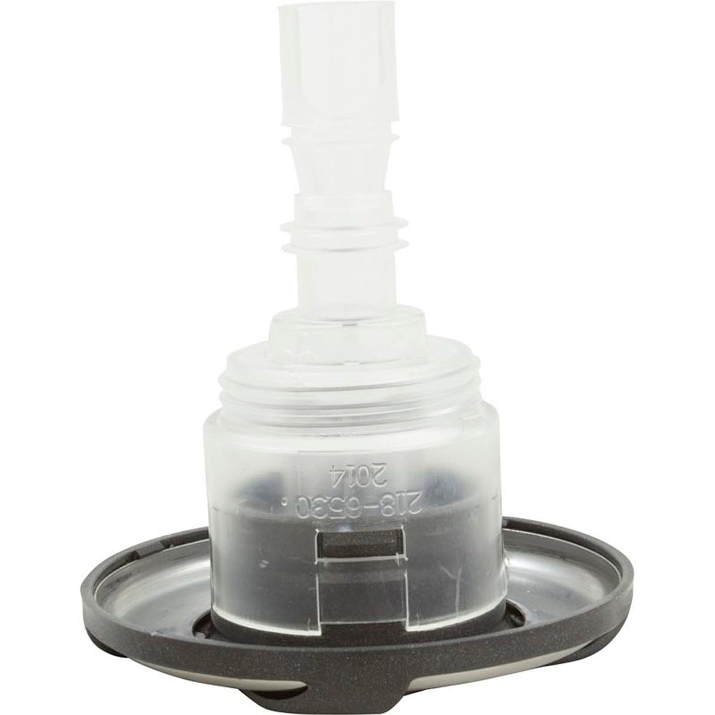 Jet Intl, WW Mini Storm Glo, Swirl, 3-3/16"fd, Rfld, SS/DkGry, Thd