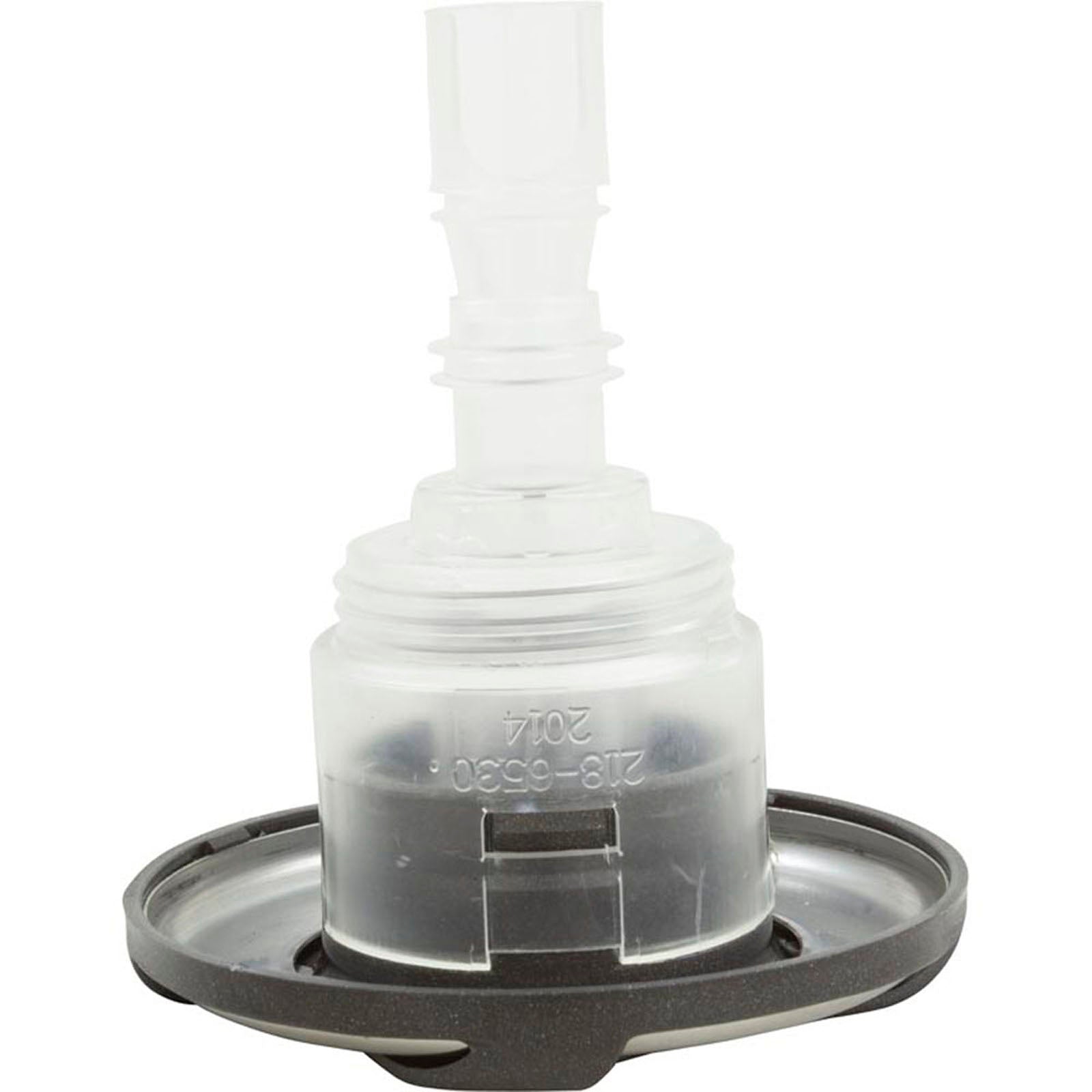 Jet Intl, WW Mini Storm Glo, Swirl, 3-3/16"fd, Rfld, SS/DkGry, Thd