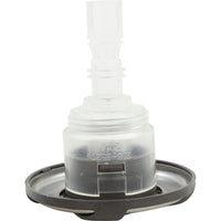 Jet Intl, WW Mini Storm Glo, Swirl, 3-3/16"fd, Rfld, SS/DkGry, Thd