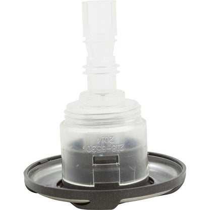 Jet Intl, WW Mini Storm Glo, Swirl, 3-3/16"fd, Rfld, SS/DkGry, Thd