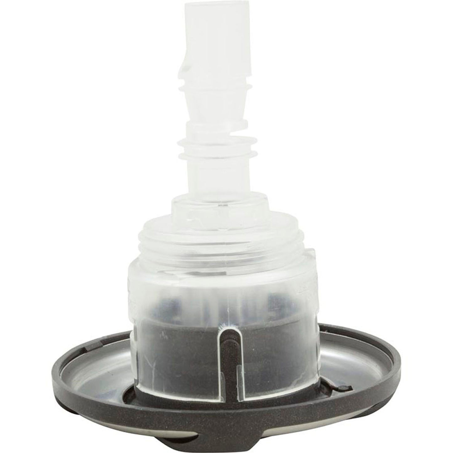 Jet Intl, WW Mini Storm Glo, Swirl, 3-3/16"fd, Rfld, SS/DkGry, Thd