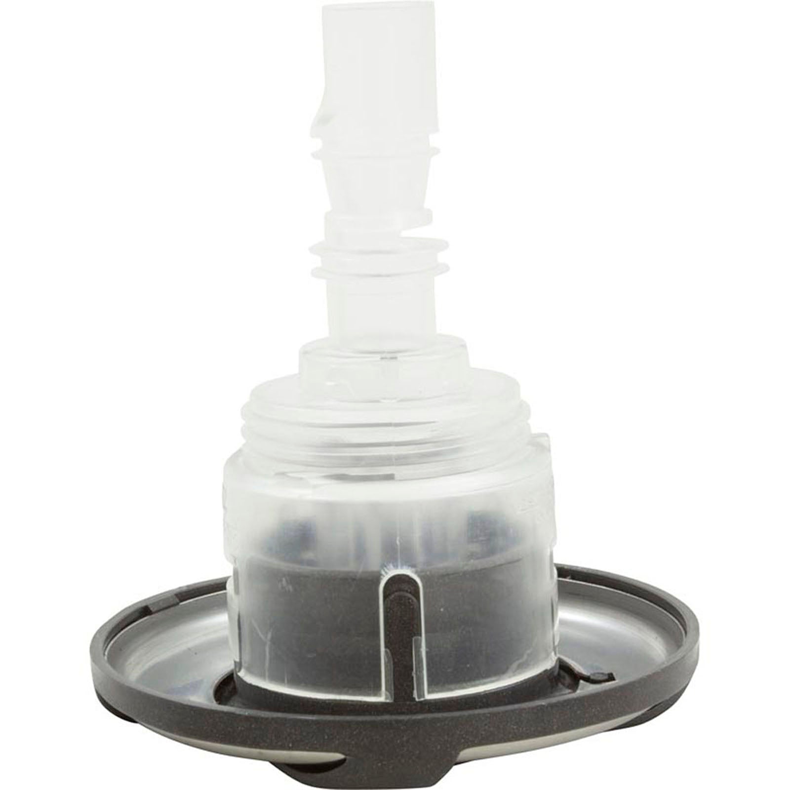 Jet Intl, WW Mini Storm Glo, Swirl, 3-3/16"fd, Rfld, SS/DkGry, Thd