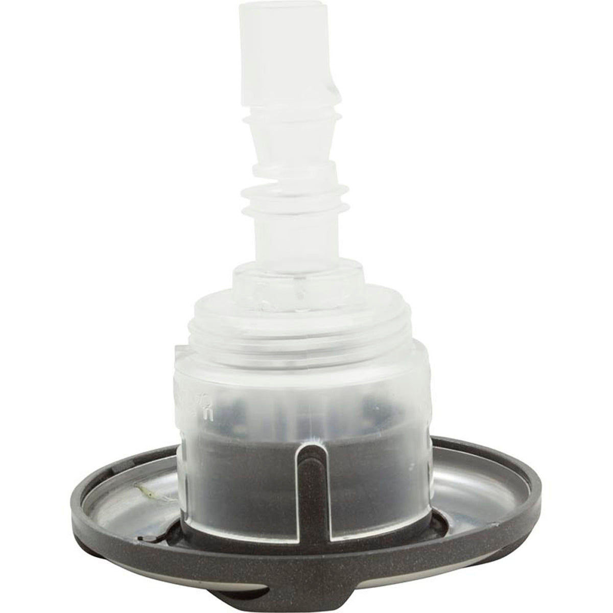 Jet Intl, WW Mini Storm Glo, Swirl, 3-3/16"fd, Rfld, SS/DkGry, Thd