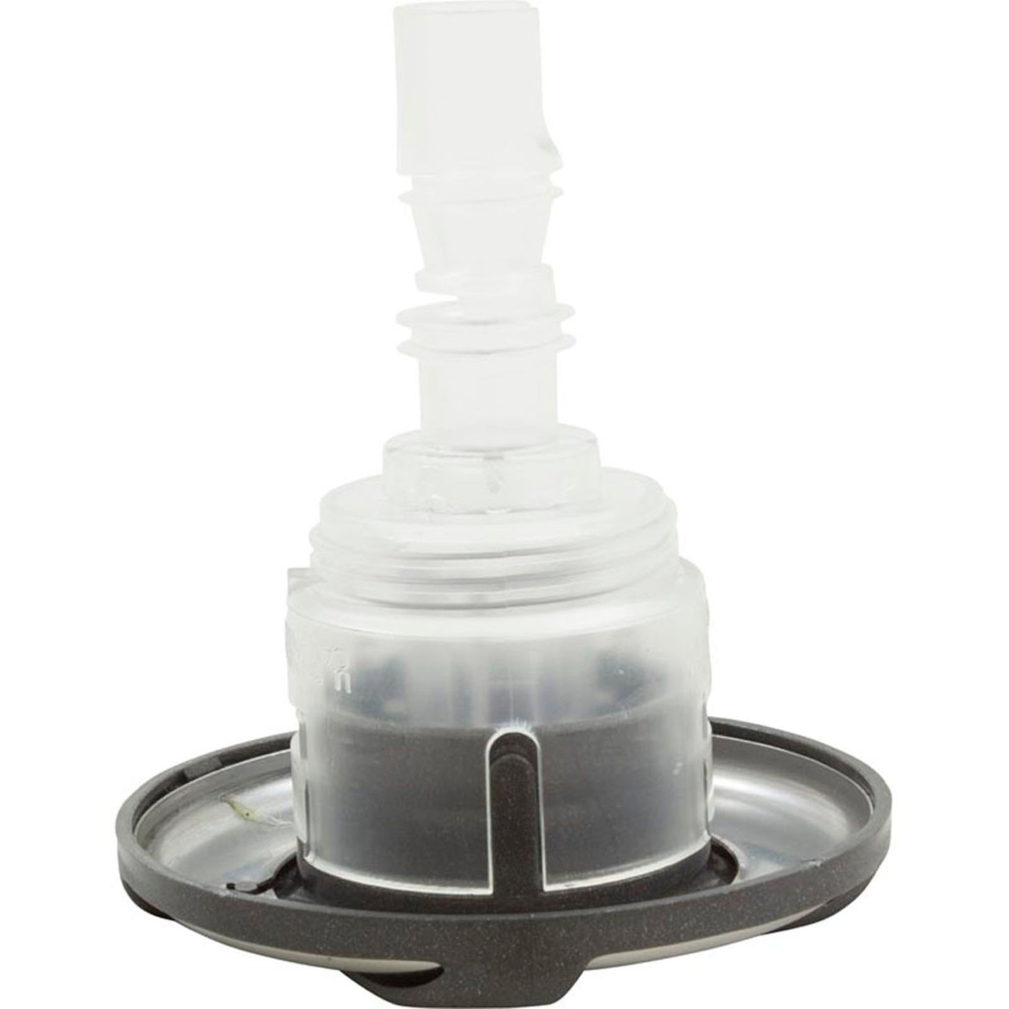 Jet Intl, WW Mini Storm Glo, Swirl, 3-3/16"fd, Rfld, SS/DkGry, Thd