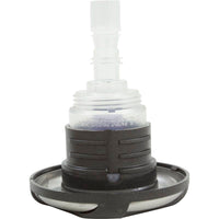 Jet Intl, WW Poly Storm Glo, Swrl, 3-5/8"fd, Mass, SS/DkGry, Thd