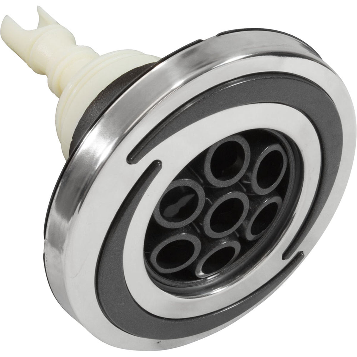 Jet Intl, WW Poly Storm Glo, 4"fd, Roto, Revo, SS/Dk Gry, Thd