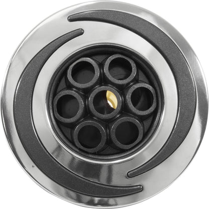 Jet Intl, WW Poly Storm Glo, 4"fd, Roto, Revo, SS/Dk Gry, Thd