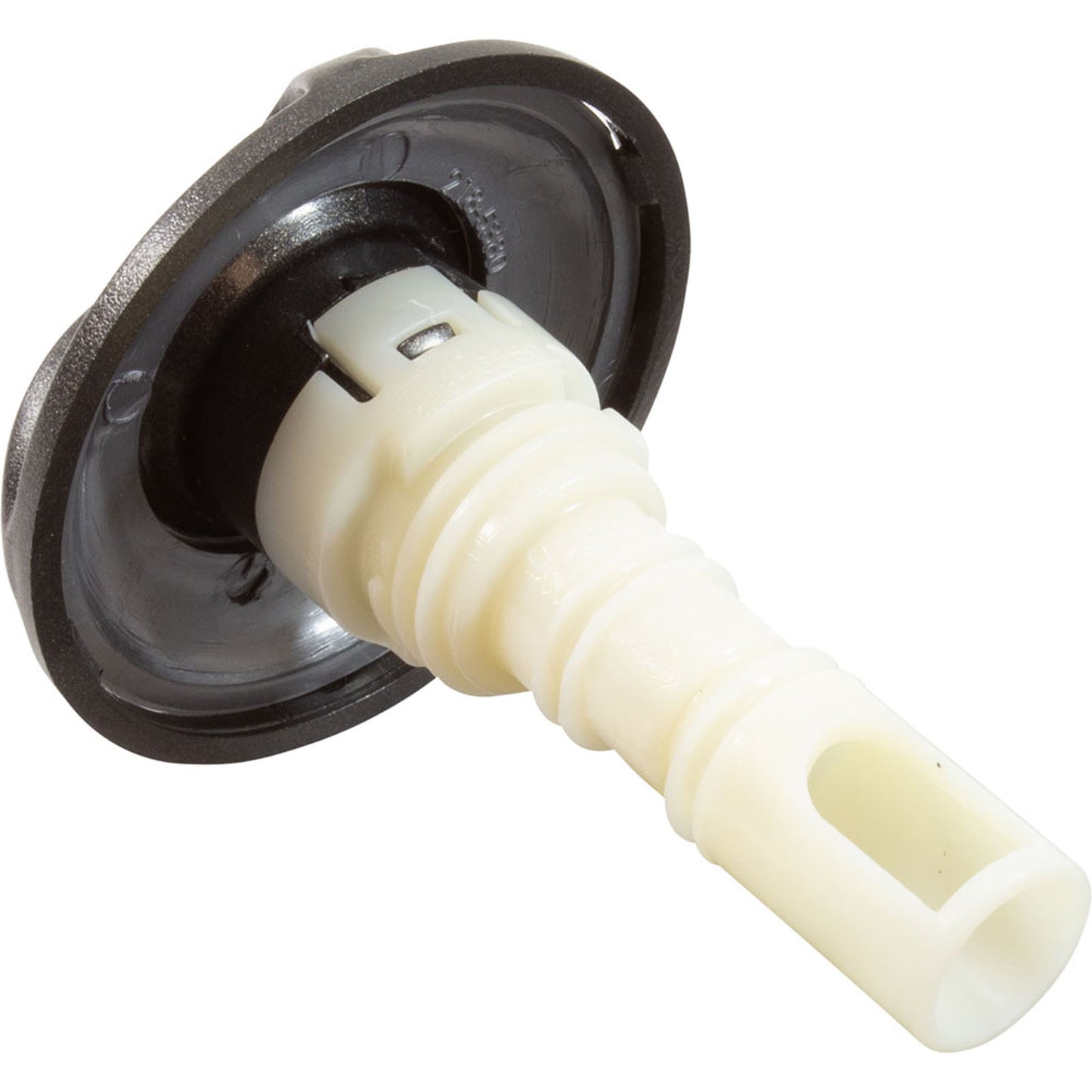 Jet Intl, WW Cluster Strm, Swirl, 2-1/4"fd, 2Roto, SS/DkGry, Thd