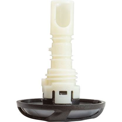 Jet Intl, WW Cluster Strm, Swirl, 2-1/4"fd, 2Roto, SS/DkGry, Thd