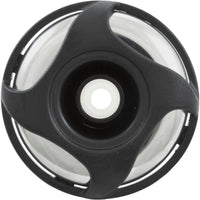 Jet Intl, WW Cluster Storm, Swirl, 2-1/4"fd, Dir, SS/Blk, Thd