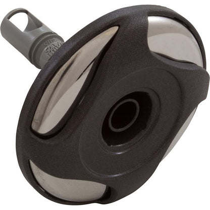 Jet Intl, WW Cluster Storm, Swirl, 3-5/16"fd, Dir, SS/DkGry, Thd