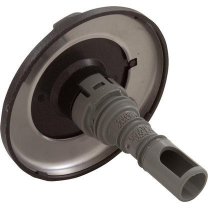 Jet Intl, WW Cluster Storm, Swirl, 3-5/16"fd, Dir, SS/DkGry, Thd