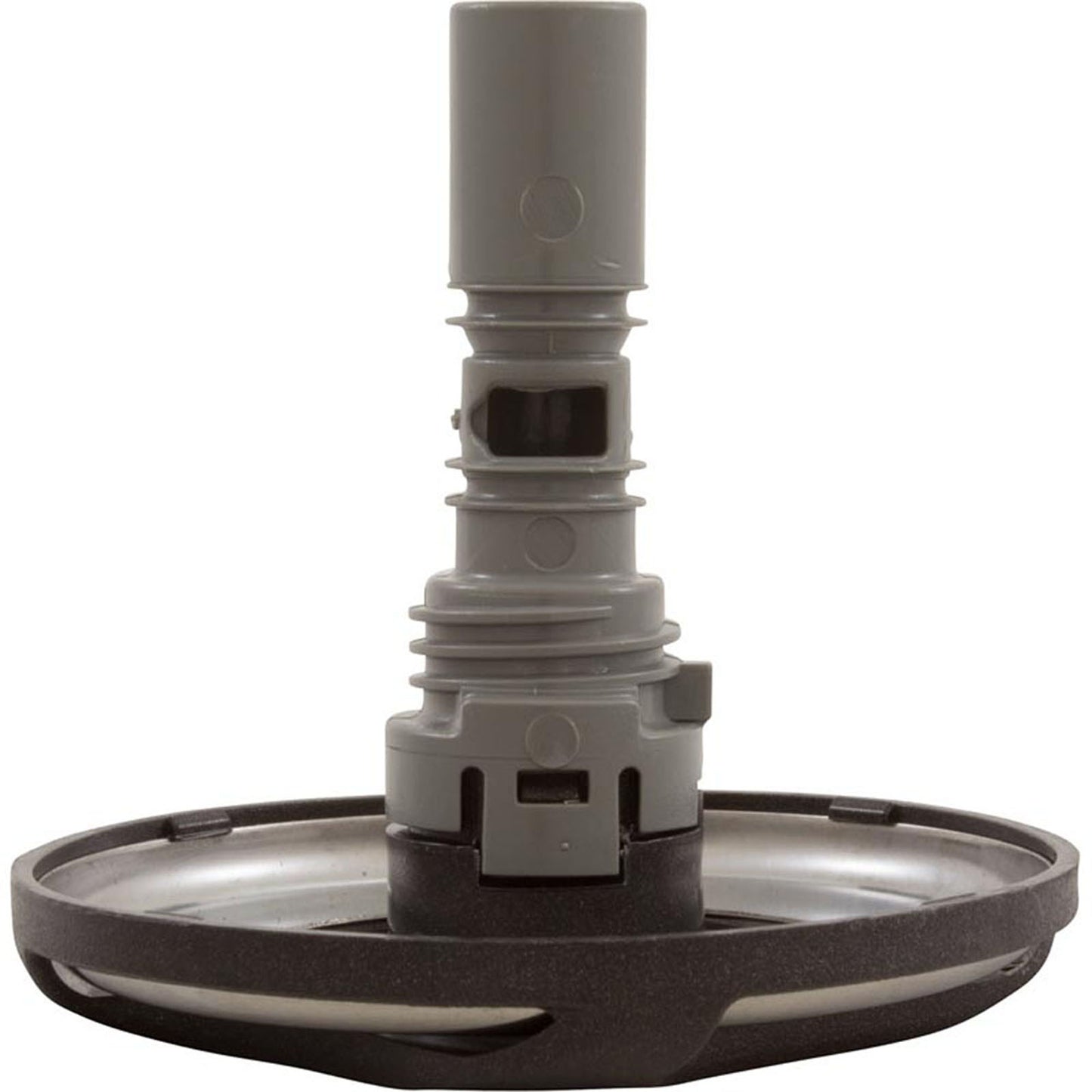 Jet Intl, WW Cluster Storm, Swirl, 3-5/16"fd, Dir, SS/DkGry, Thd