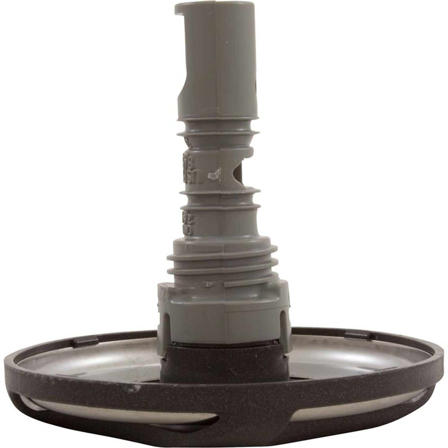 Jet Intl, WW Cluster Storm, Swirl, 3-5/16"fd, Dir, SS/DkGry, Thd