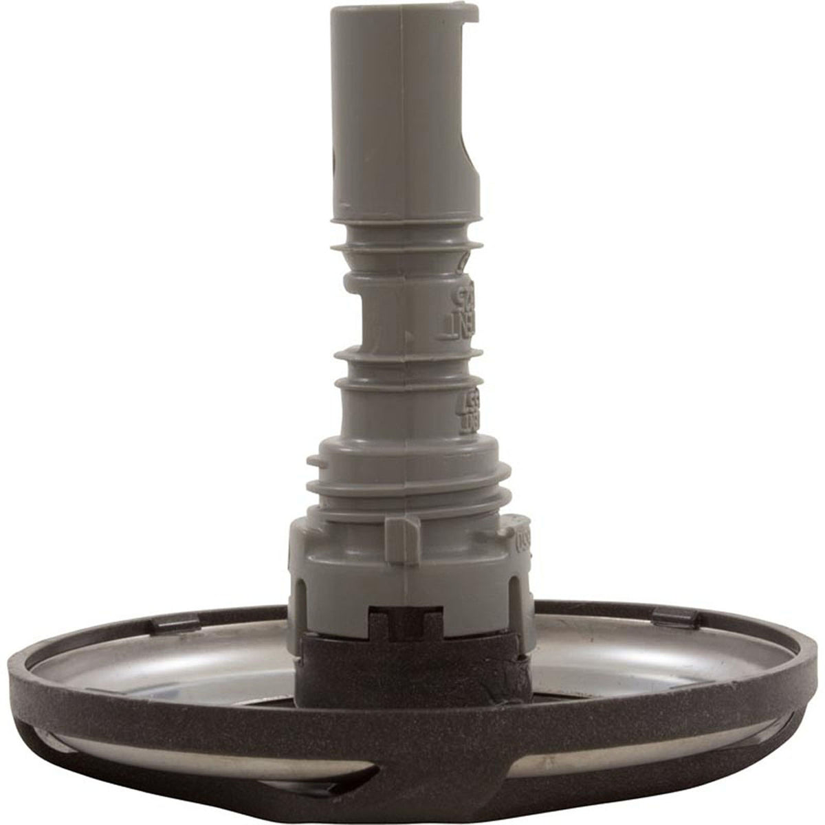 Jet Intl, WW Cluster Storm, Swirl, 3-5/16"fd, Dir, SS/DkGry, Thd