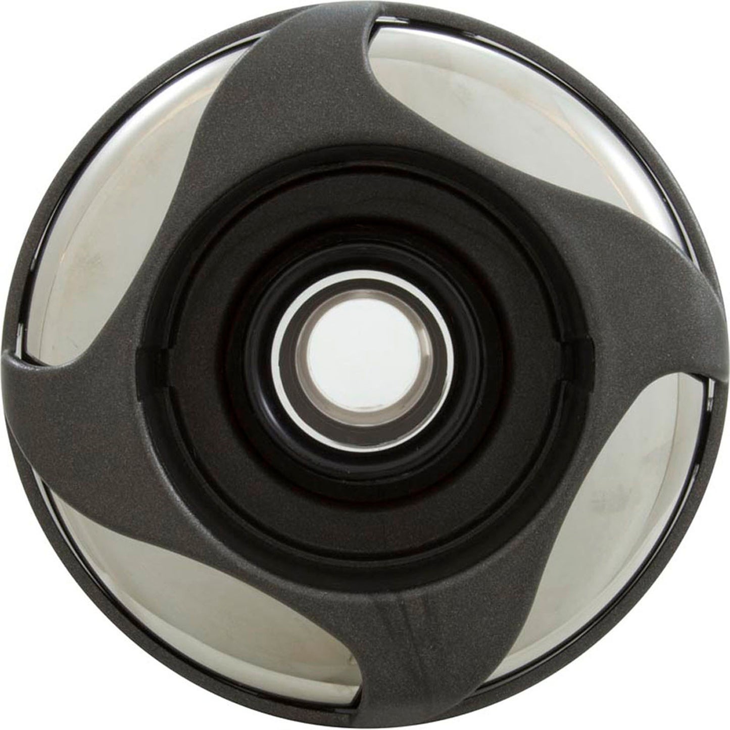 Jet Intl, WW Whirlpool sin ajuste, remolino, 5-1/2" fd, dir, SS/dk Gry