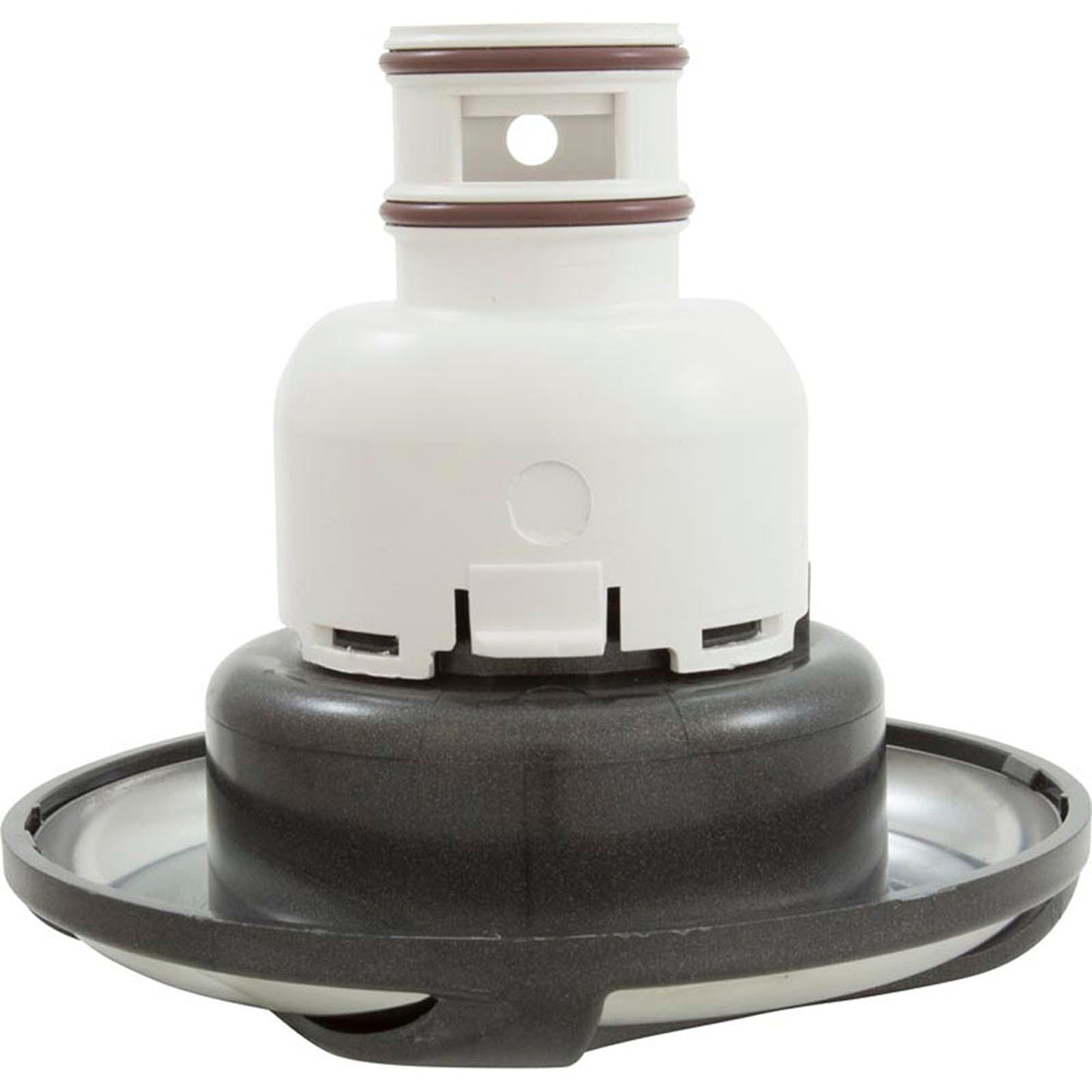 Jet Intl, WW Whirlpool sin ajuste, remolino, 5-1/2" fd, dir, SS/dk Gry