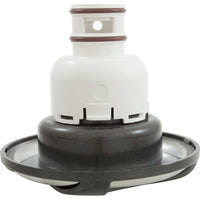 Jet Intl, WW Whirlpool Non-Adj, Swirl, 5-1/2"fd, Dir, SS/Dk Gry