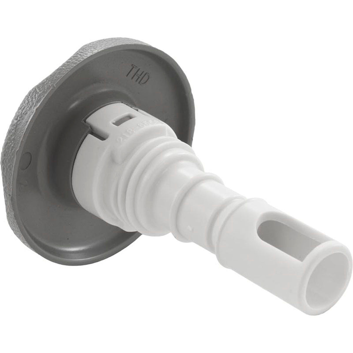 Jet Intl, WW Cluster Storm, 2"fd, 2 Roto, Txt Scal, Gry, Thd