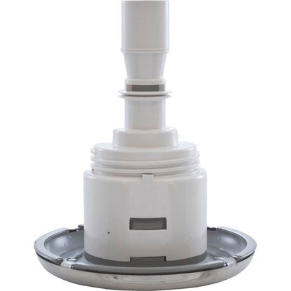 Jet Intl, Mini Storm de la Segunda Guerra Mundial, 3" de frente, dirección, liso, acero inoxidable/gris, rosca