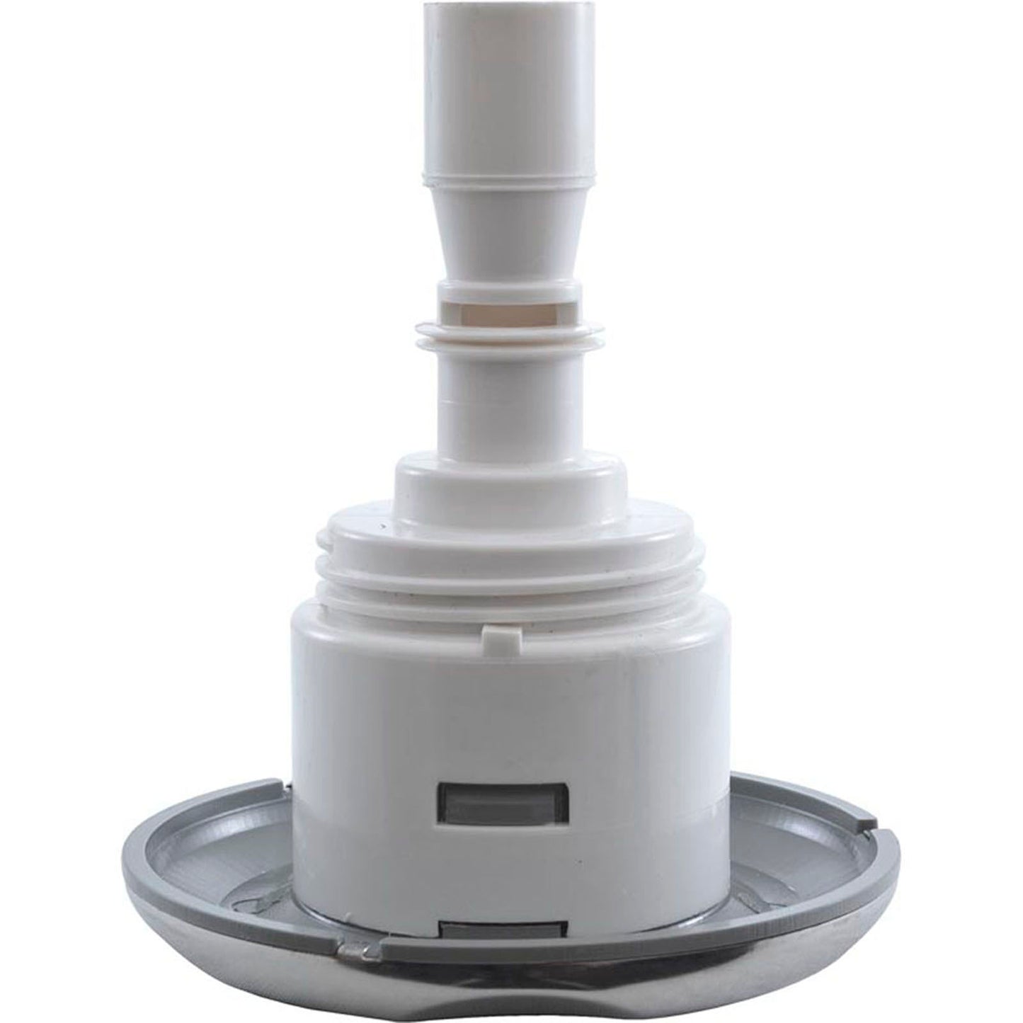 Jet Intl, WW Mini Storm, 3"fd, Dir, Scalloped, SS/Gry, Thd