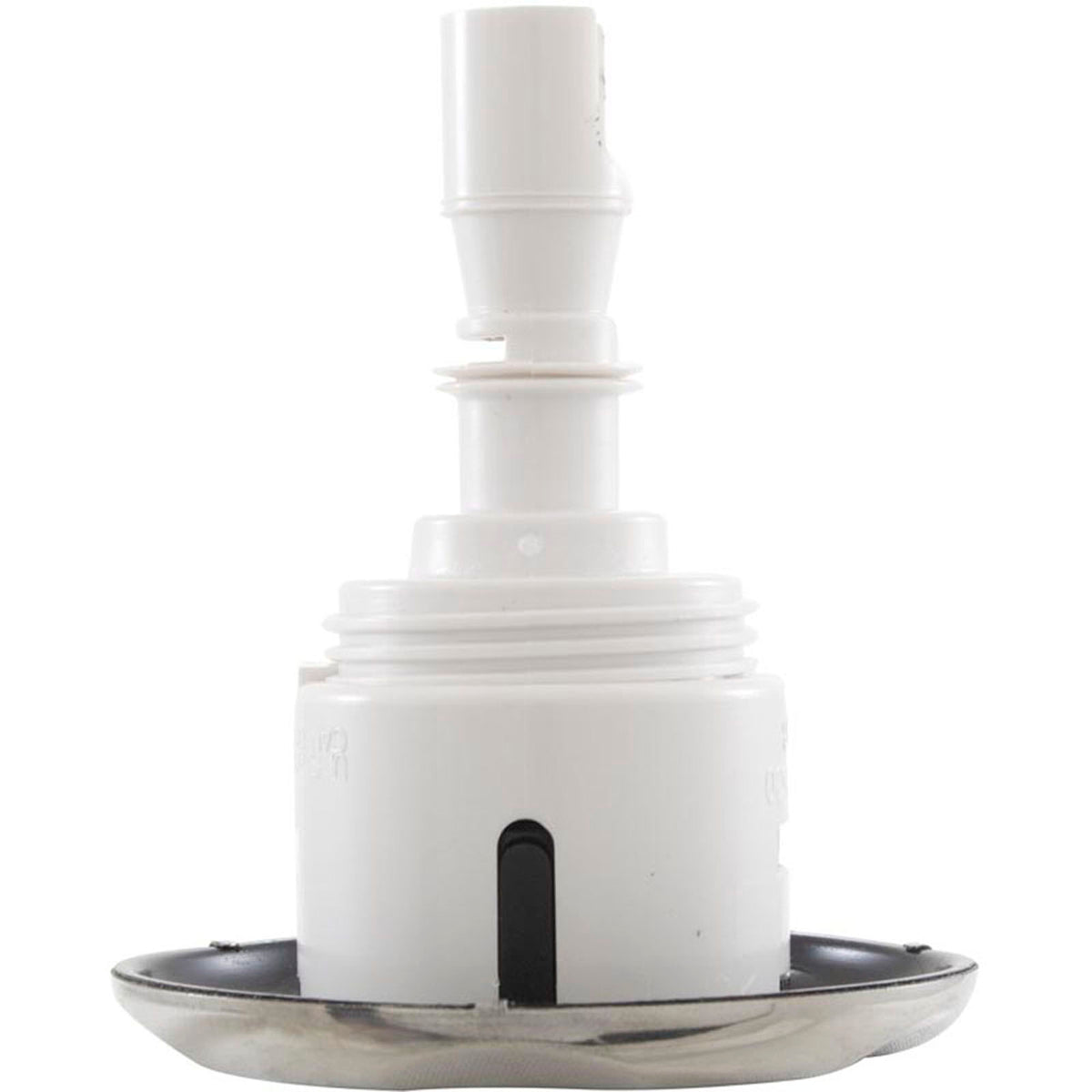 Jet Intl, WW Mini Storm, 3"fd, Dir, Scalloped, SS/Blk, Thd