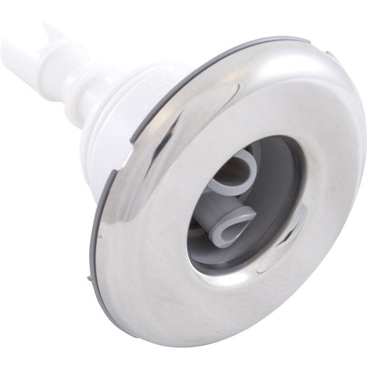 Jet Intl, WW Mini Storm, 3" fd, Twin Roto, liso, acero inoxidable/gris, rosca