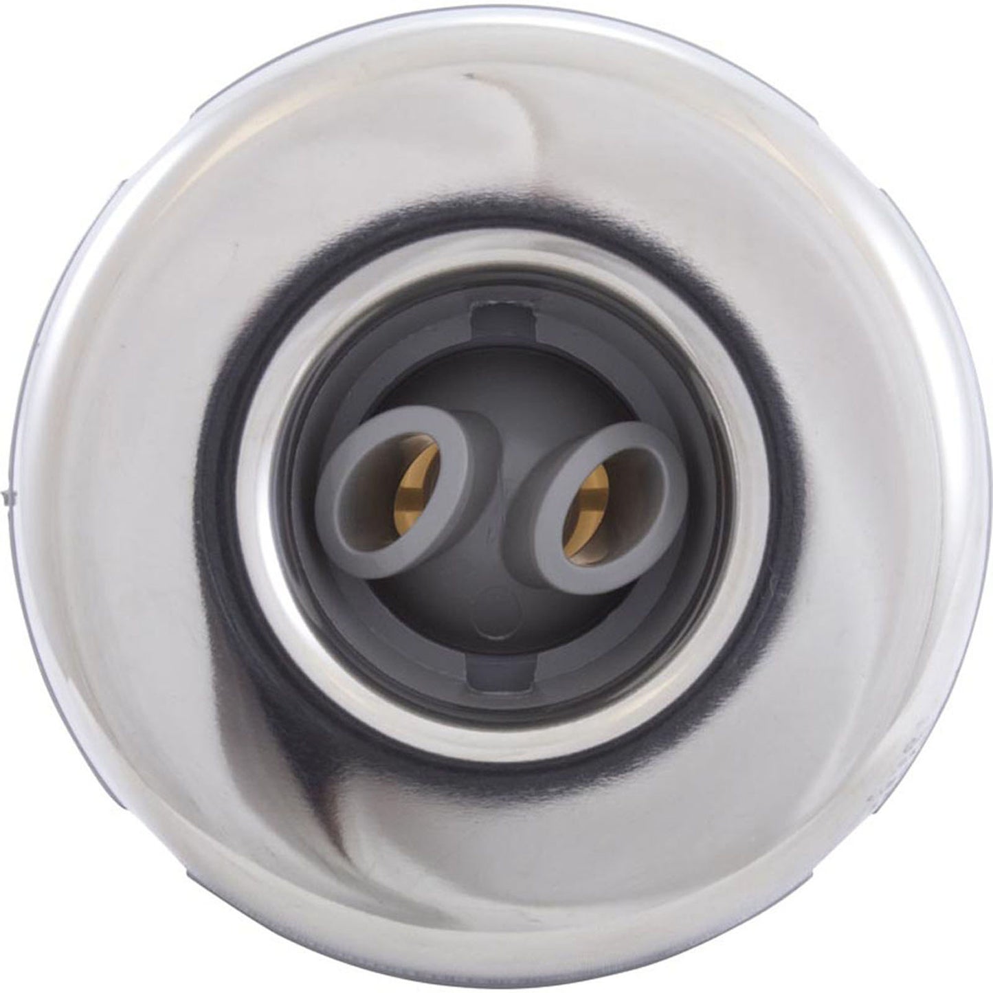 Jet Intl, WW Mini Storm, 3" fd, Twin Roto, liso, acero inoxidable/gris, rosca