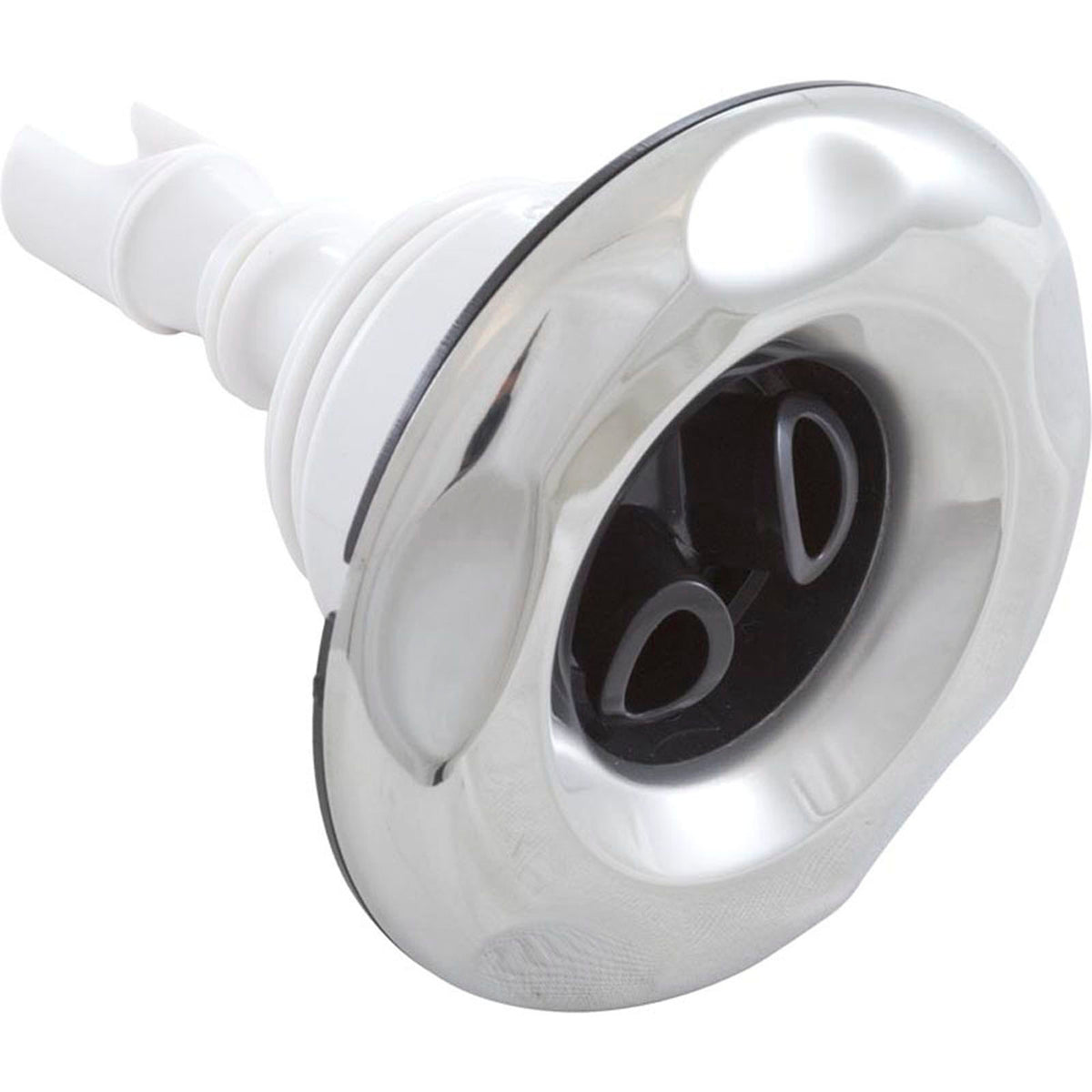Jet Intl, WW Mini Storm, 3"fd, Twin Roto, Scalloped, SS/Blk, Thd
