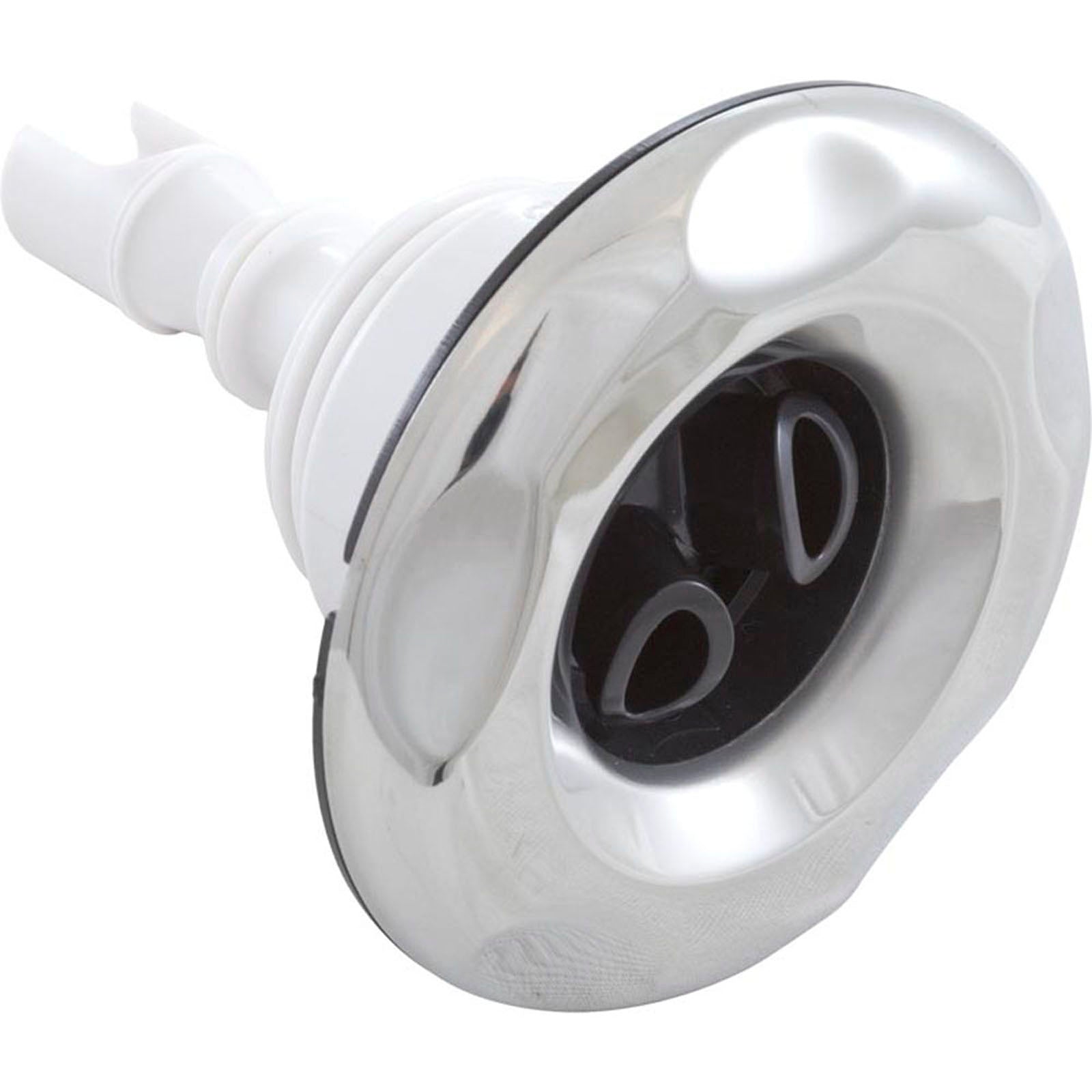 Jet Intl, WW Mini Storm, 3"fd, Twin Roto, Scalloped, SS/Blk, Thd