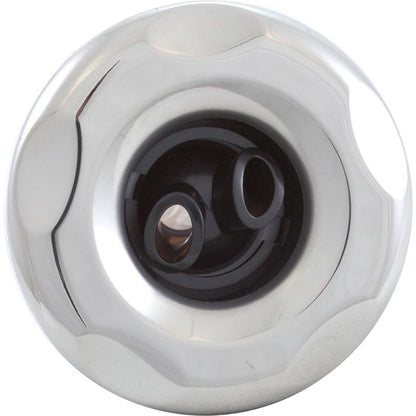 Jet Intl, WW Mini Storm, 3"fd, Twin Roto, Scalloped, SS/Blk, Thd