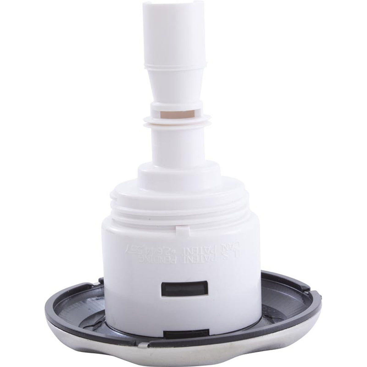 Jet Intl, WW Mini Storm, 3"fd, Twin Roto, Scalloped, SS/Blk, Thd
