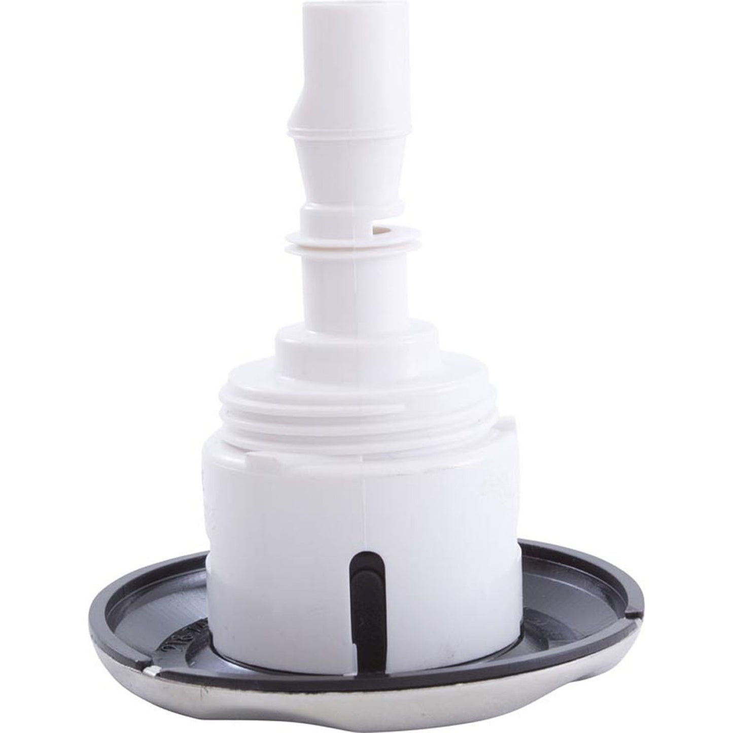 Jet Intl, WW Mini Storm, 3"fd, Twin Roto, Scalloped, SS/Blk, Thd