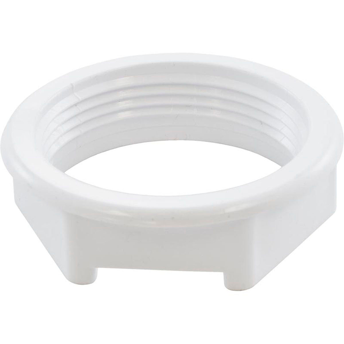 Nut, Waterway Poly Storm, 2-11/16", 2-9/16" Hole Size, White