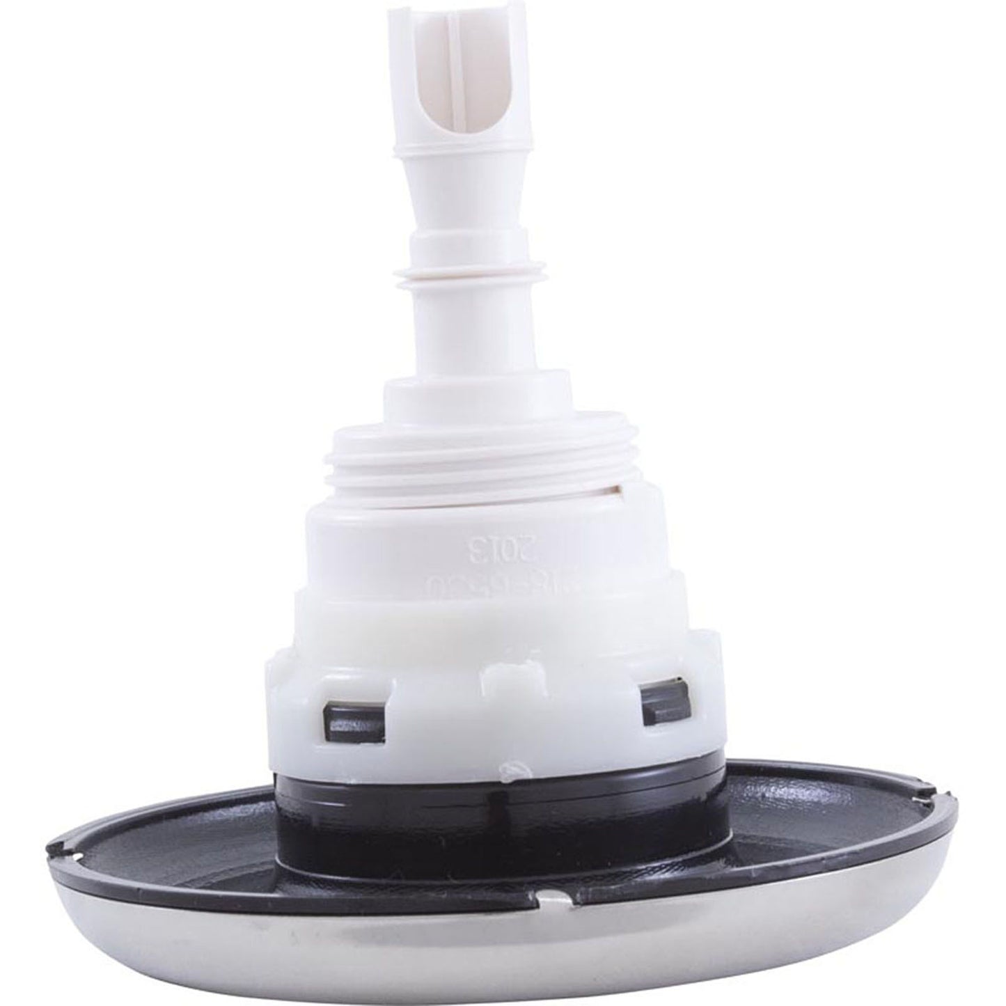 Jet Intl, WW Poly Storm, 4"fd, Dir, Smth, SS/Blk, Thd