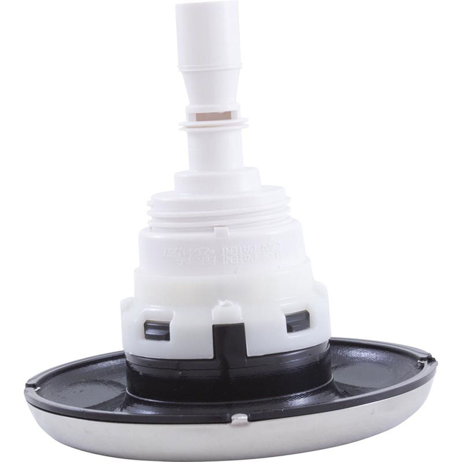 Jet Intl, WW Poly Storm, 4"fd, Dir, Smth, SS/Blk, Thd