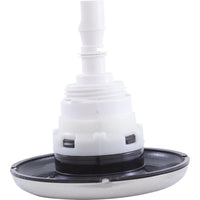 Jet Intl, WW Poly Storm, 4"fd, Dir, Smth, SS/Blk, Thd