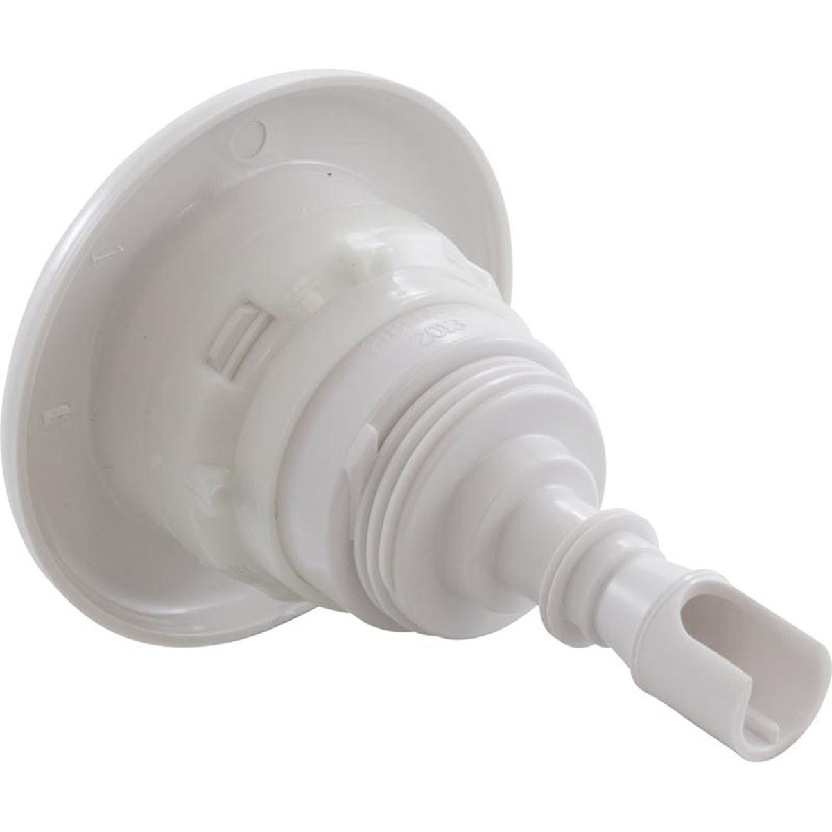 Jet Intl, WW Poly Storm Gun, 3-3/8"fd, Roto, Smth, White, Thd